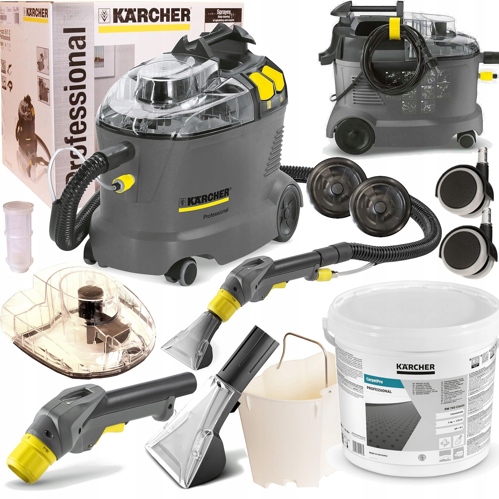 Karcher Odkurzacz piorący Puzzi 8/1 C Zestaw XL