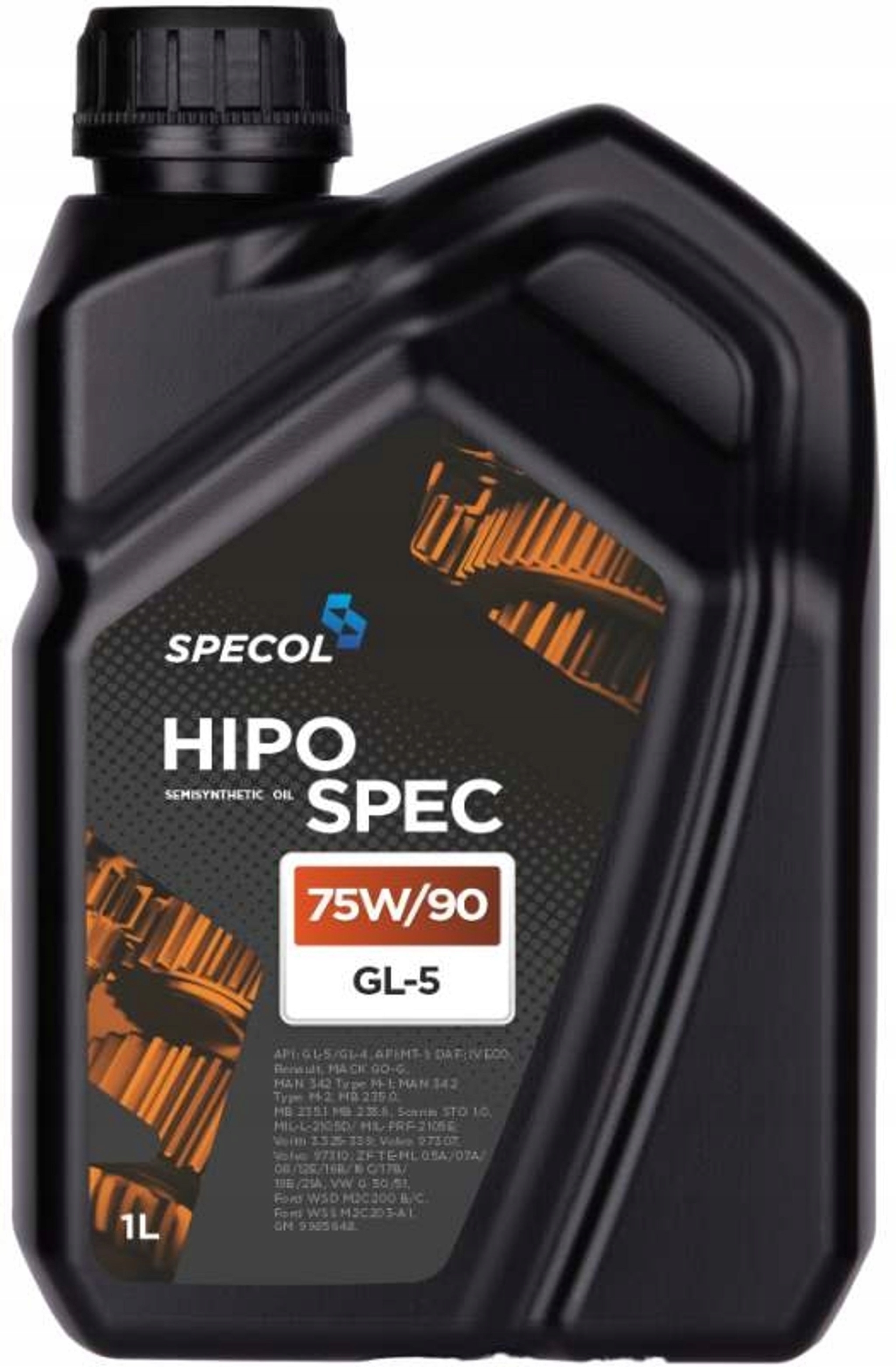 Olej Specol 75W90 1L GL5 Hipospec Półsynt. Przekładniowy
