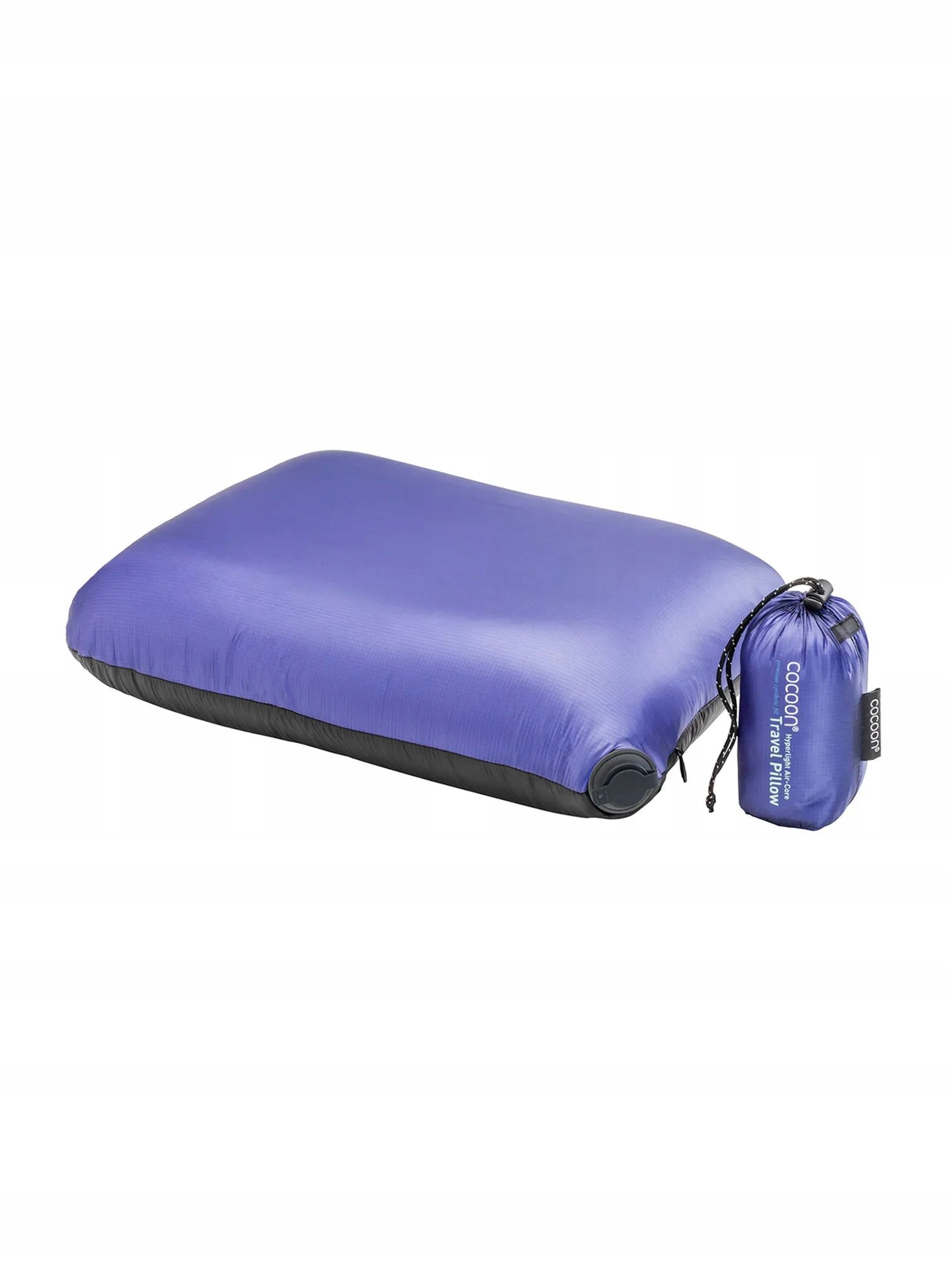 Poduszka turystyczna Cocoon Air-Core Pillow Microlight black/dark blue