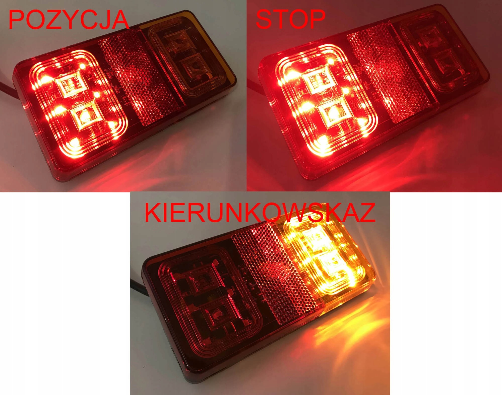 LAMPA TYLNA PRZYCZEPY ZESPOLONA LED DIODOWA PARA Producent części Inny