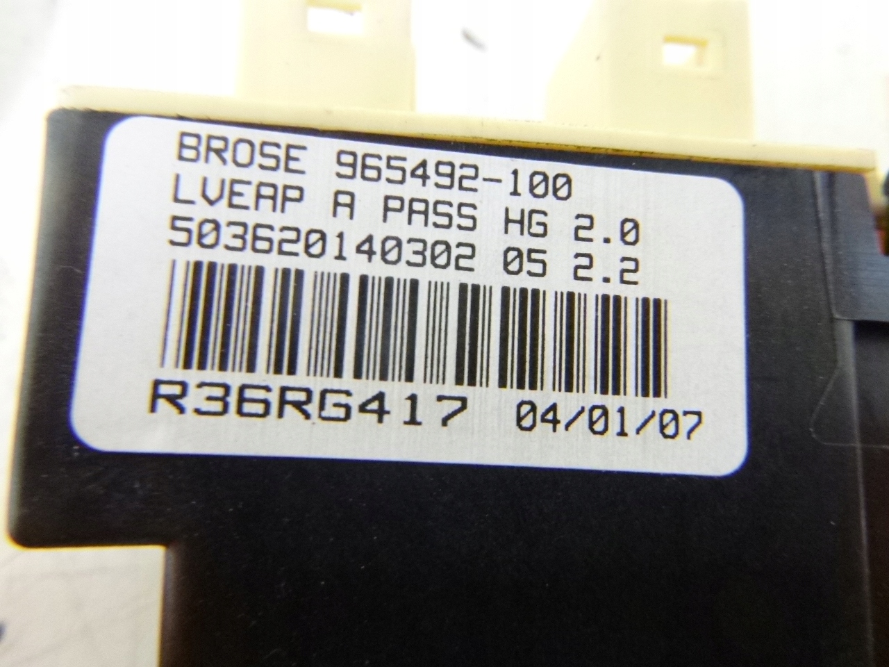 MÉCANISME VITRE AVANT DROITE CITROEN C4 5D HB 04-10R.
