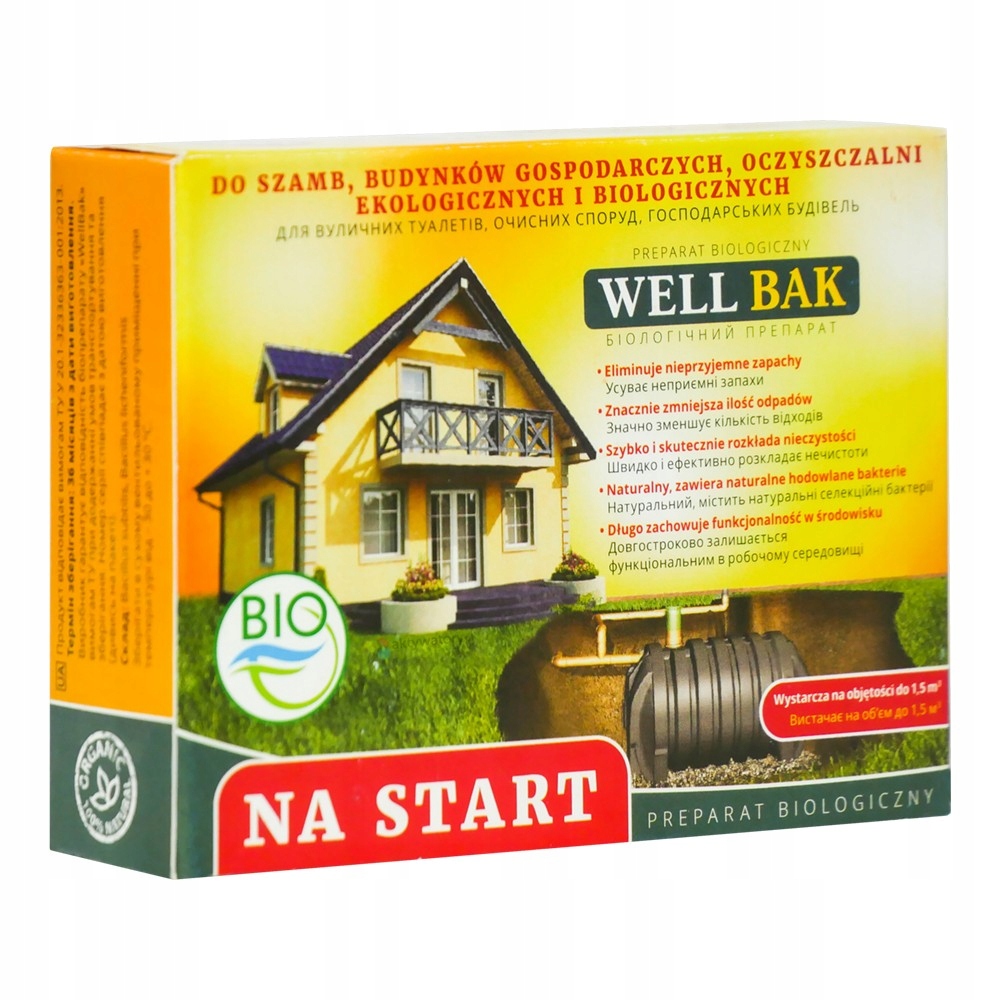 

Wellbak Rozruch oczyszczalni Regeneracja Start 30g