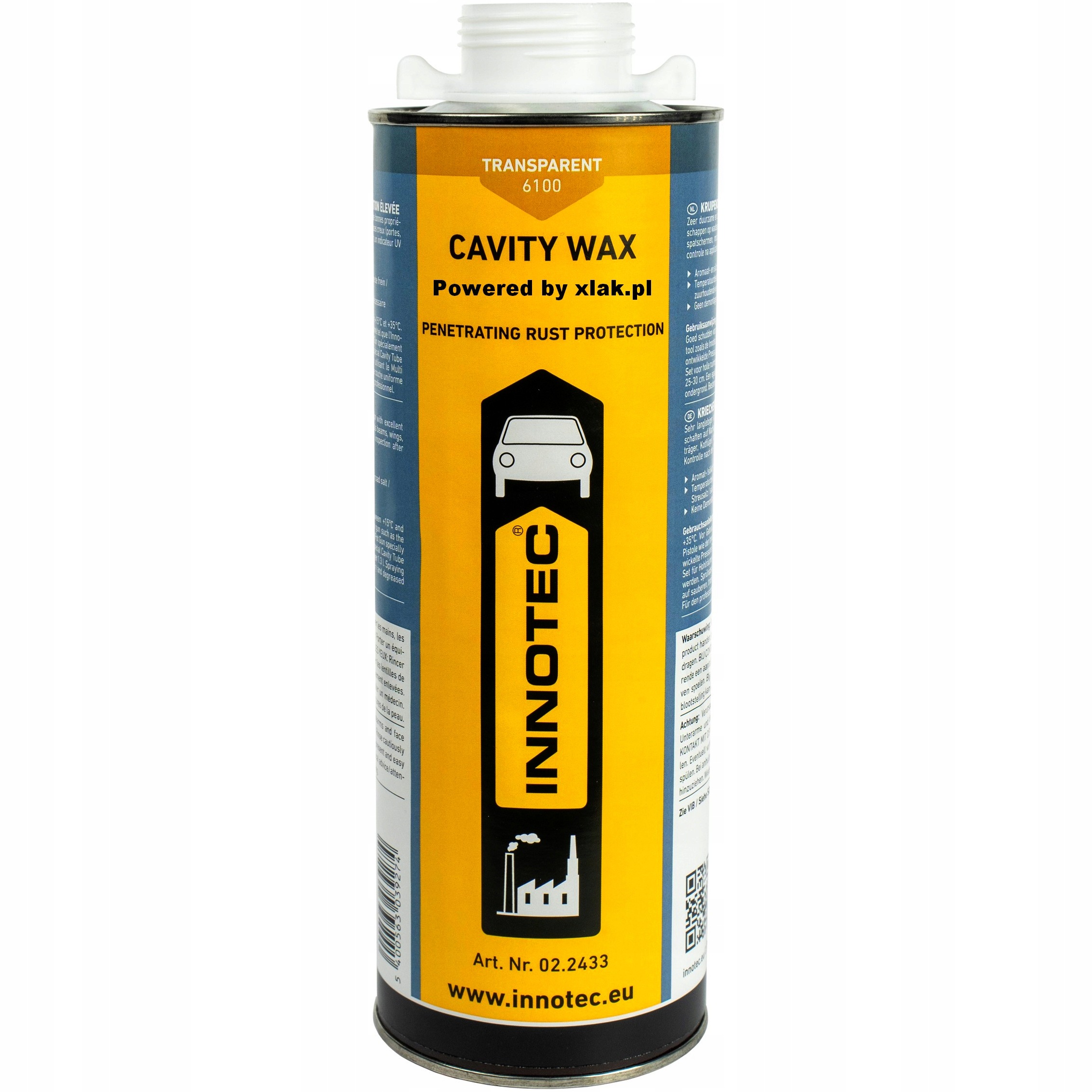 Samonaprawiający Wosk penetrujący Innotec Cavity Wax Uv Antykorozyjny 150C