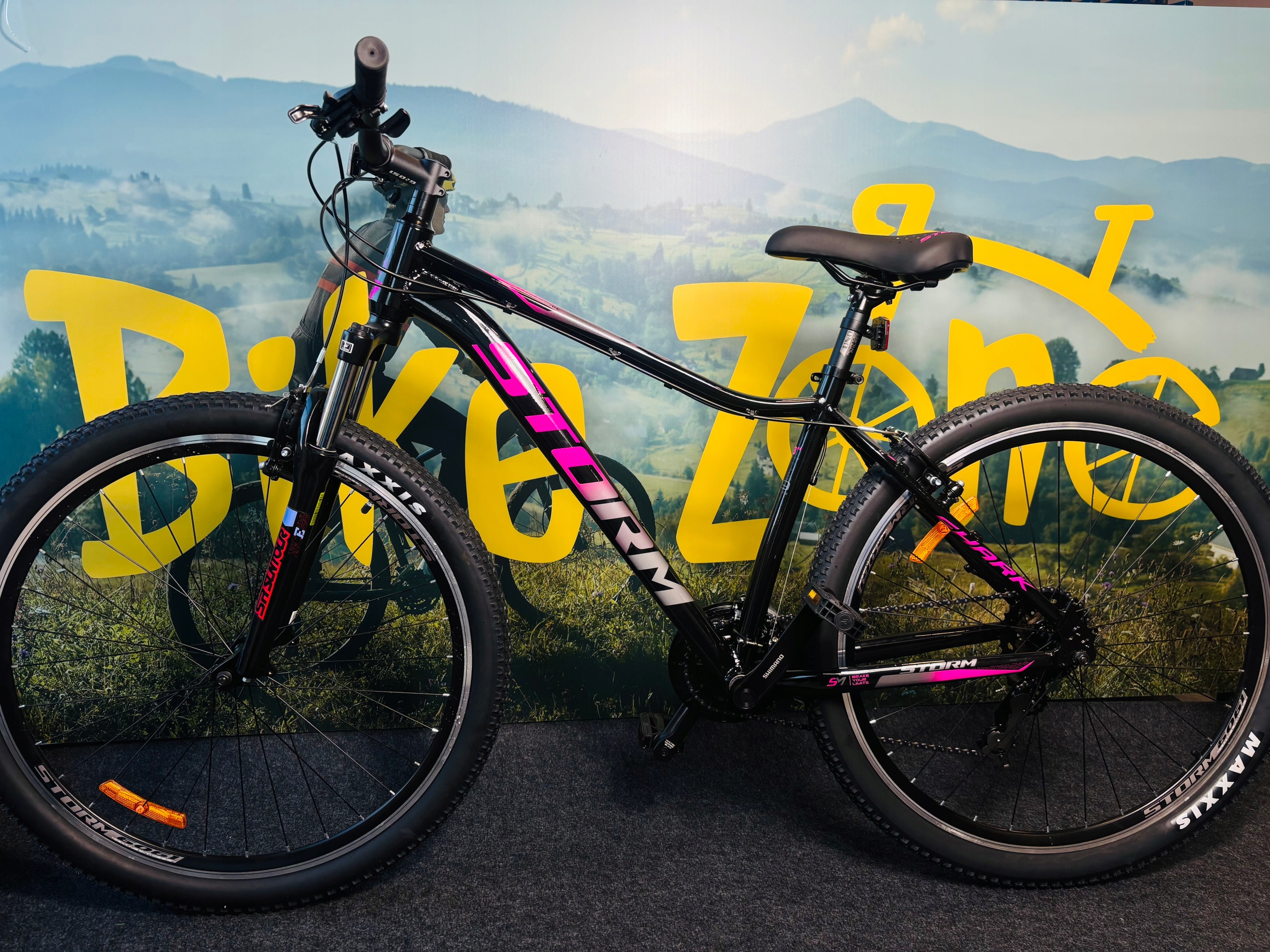 Rower Mtb Storm Shark Lady, 29'', rama 18'', czarny/ fuksja