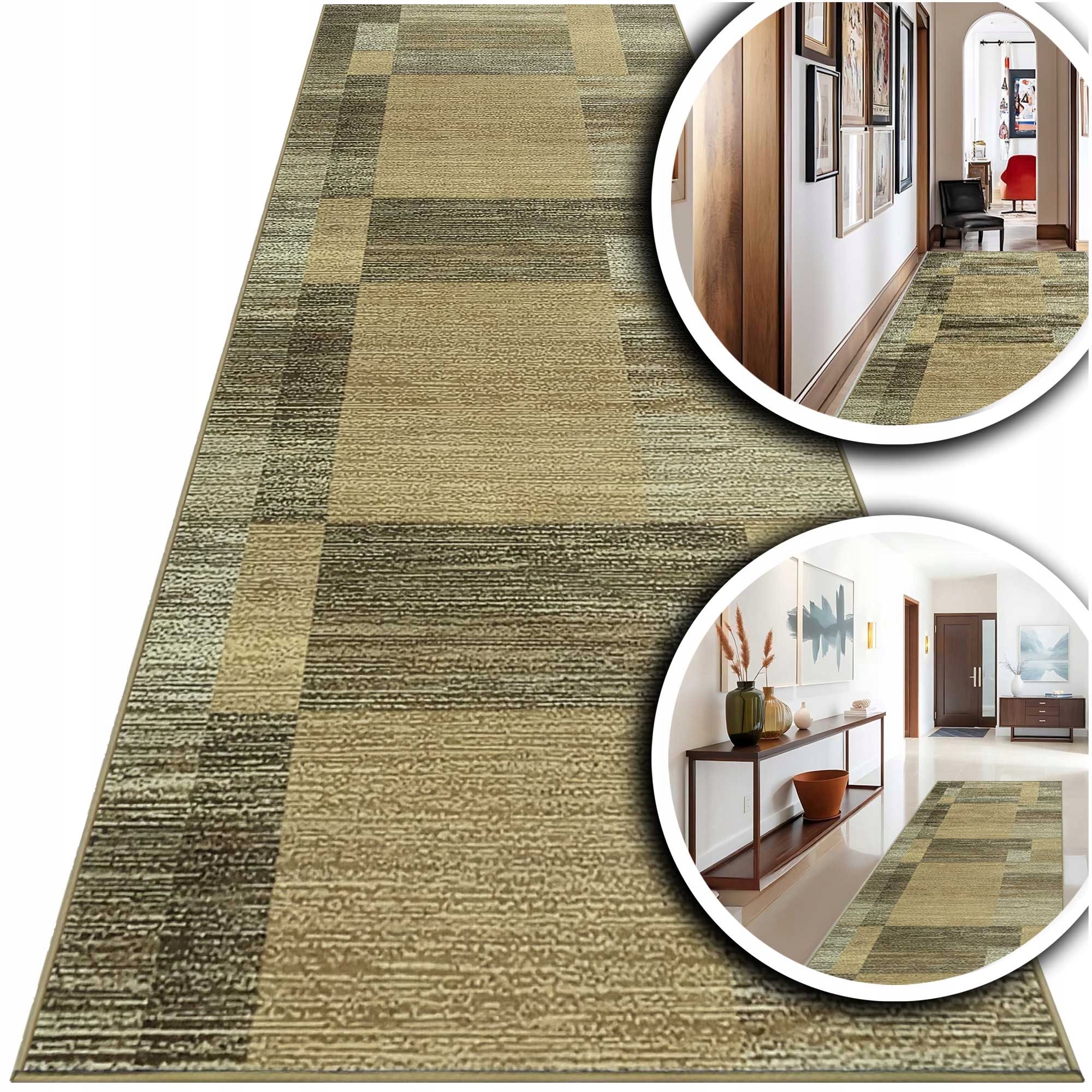 Hnědý Koberec Běhoun Do Předsíně Venezia Béžový Koberec Běhoun Na Chodbu 80x250