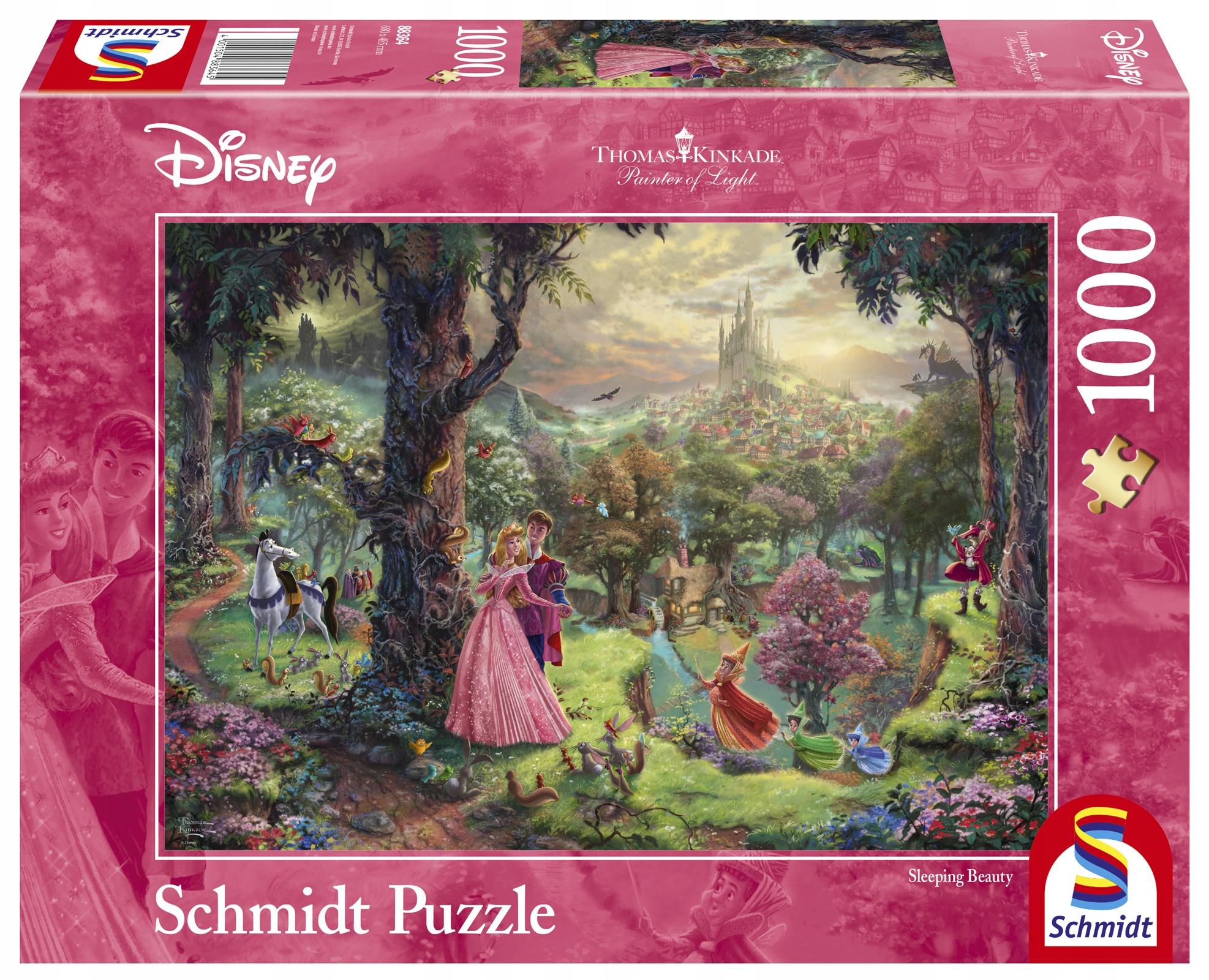 

Sq Puzzle 1000 Kinkade Śpiąca Królewna Disney