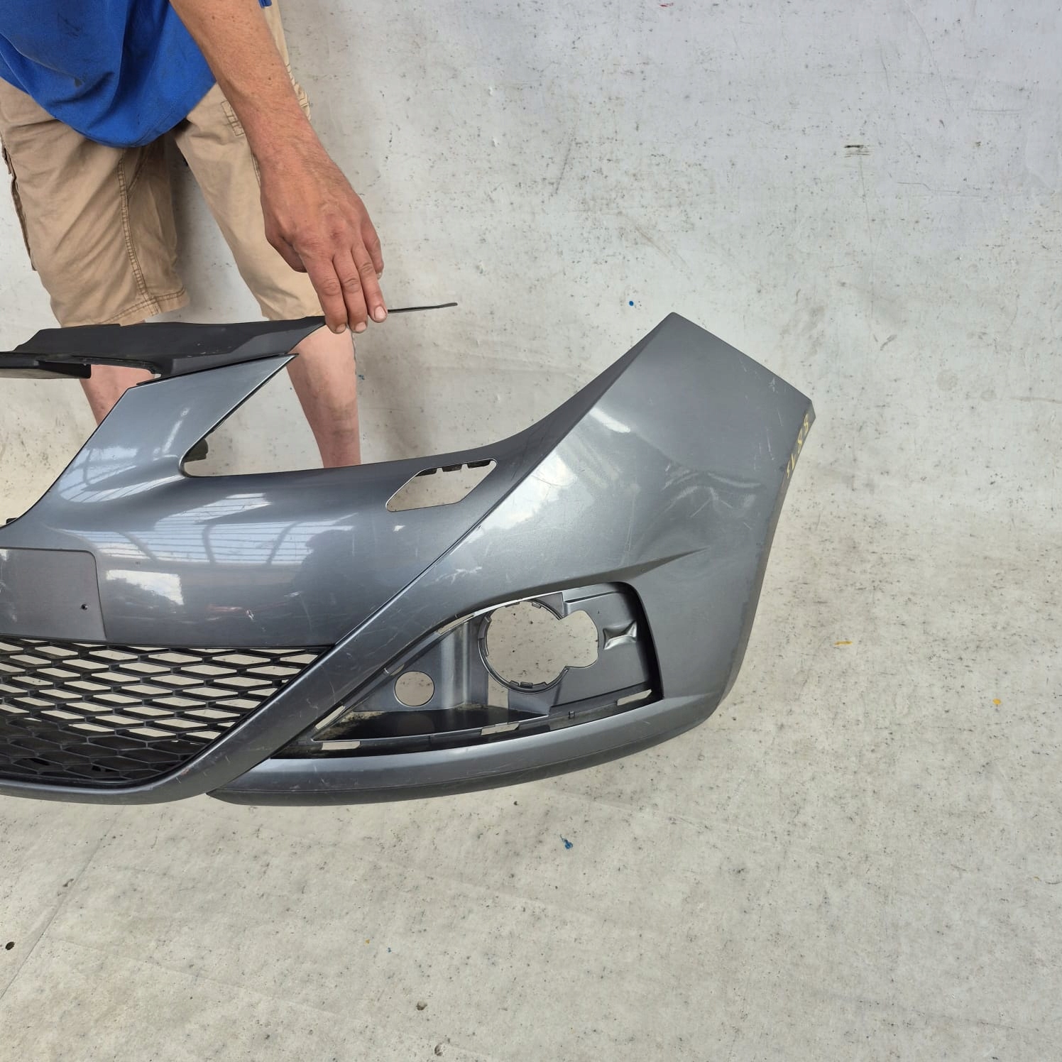 SEAT IBIZA IV 4 08-12 bumper front front washer