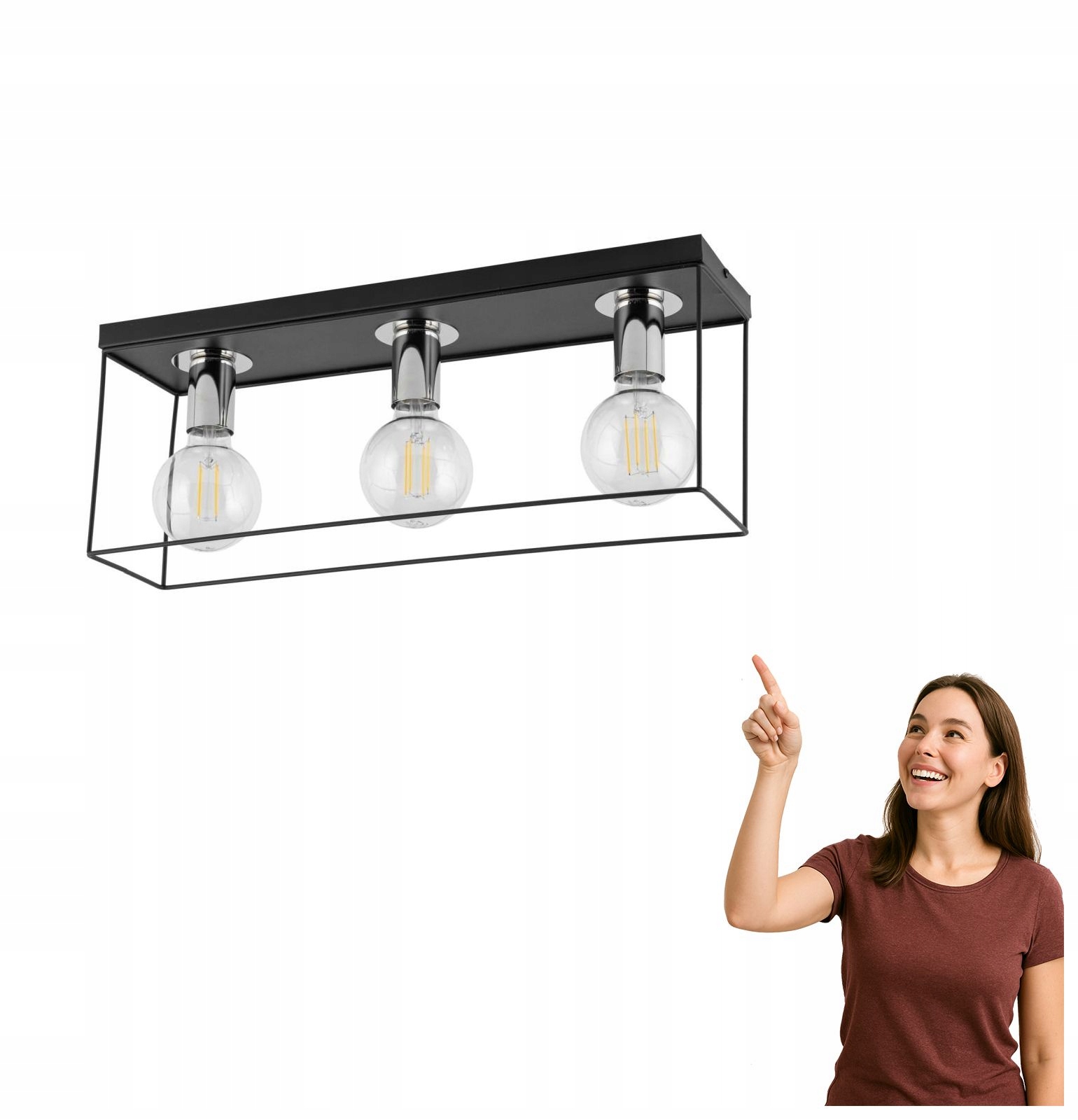 Stropná lampa Vox 3 40700 Sigma Lighting