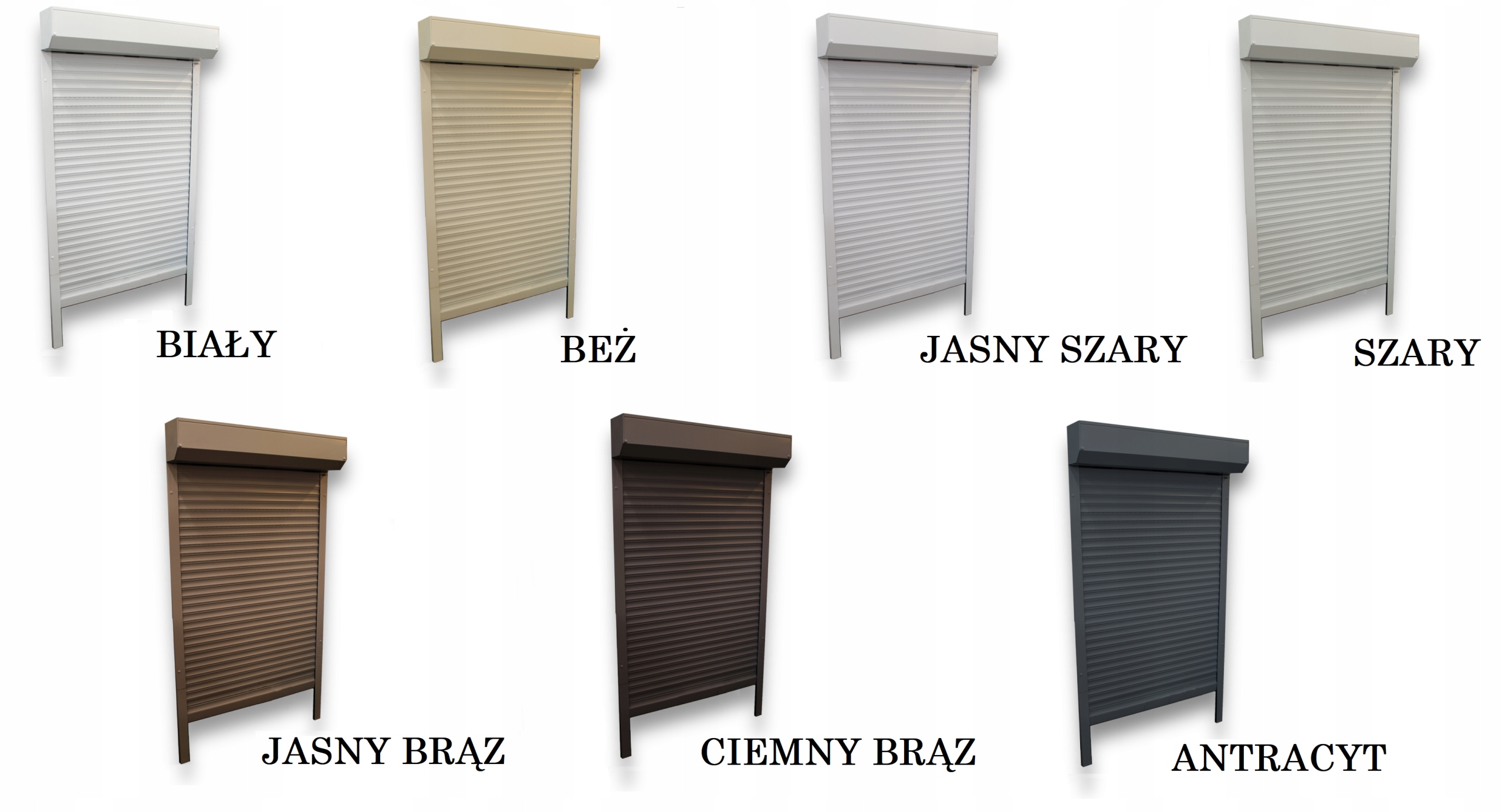 Rolety zewnętrzne ręczne 130x220 kolory Rodzaj roleta