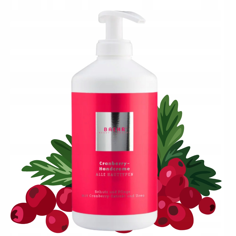 Baehr Beauty Concept nawilżający krem do rąk z żurawiną 500 ml