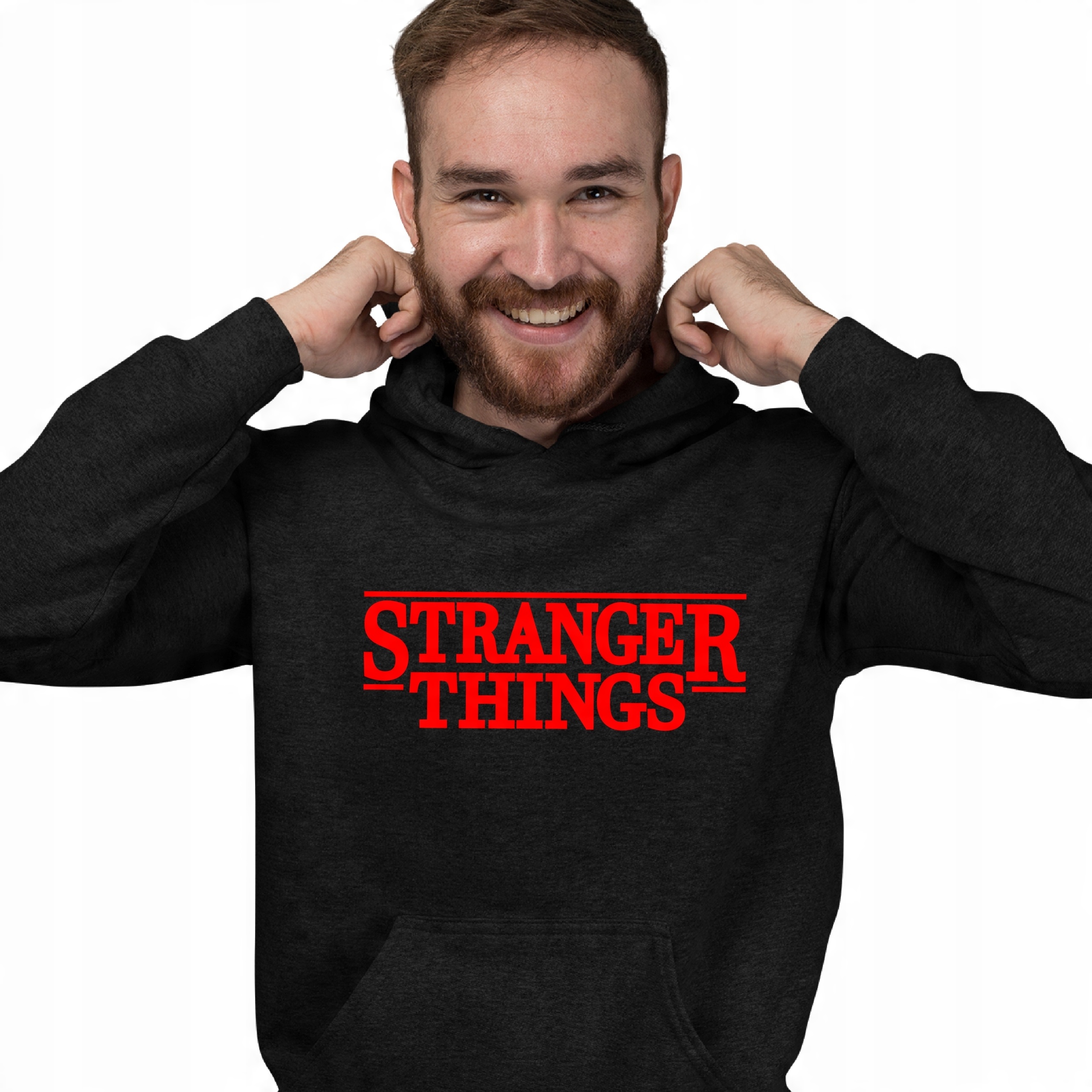 

Bluza Z Kapturem Z Nadrukiem Stranger Things Gift