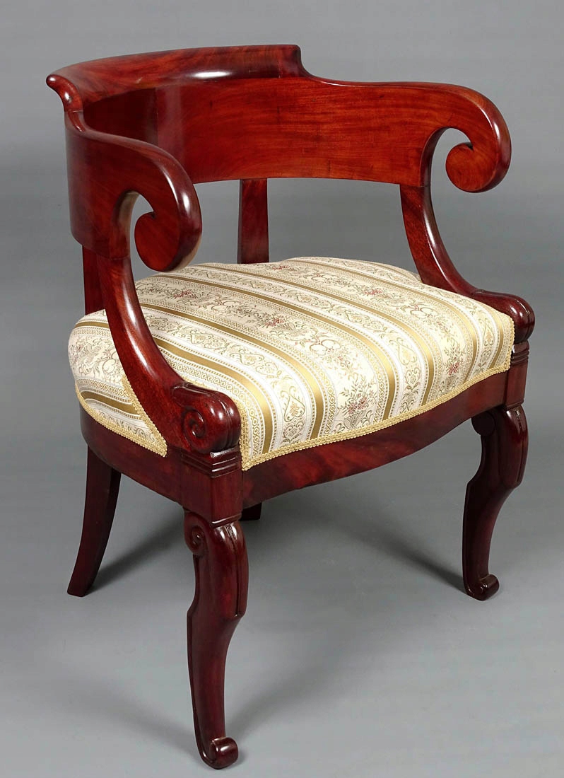 Fotel do biurka w stylu Biedermeier
