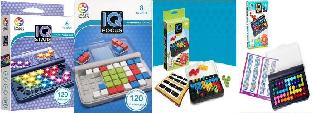 Smart Games Iq Stars+IQ Twist+IQ Focus+ Iq Fit