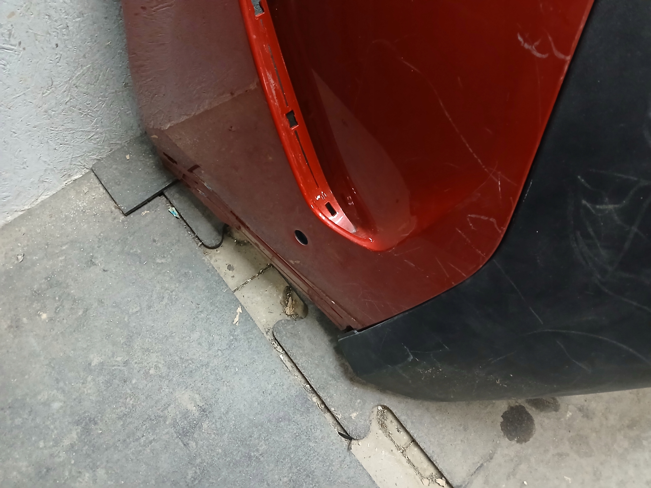 bumper rear part MERCEDES GLC W254 COUPE AMG