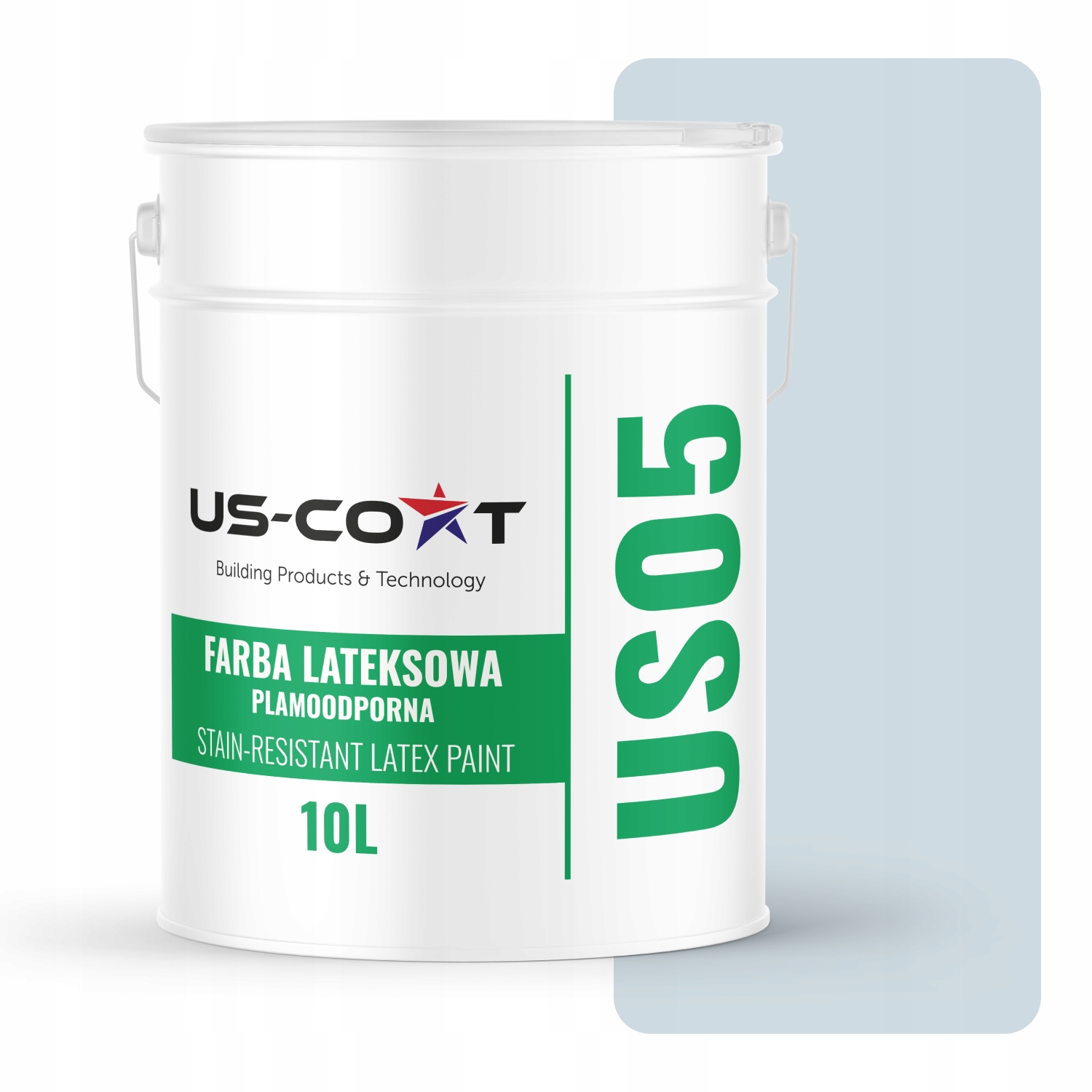 Latexová Farba Odolná Voči Škvrnám Šedá Platinová Svetlá H0668 10L Matná