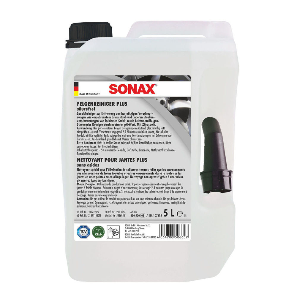 SONAX ЖИДКОСТЬ ДЛЯ ОЧИСТКИ ОБОДА SUPER EFFECT 5L