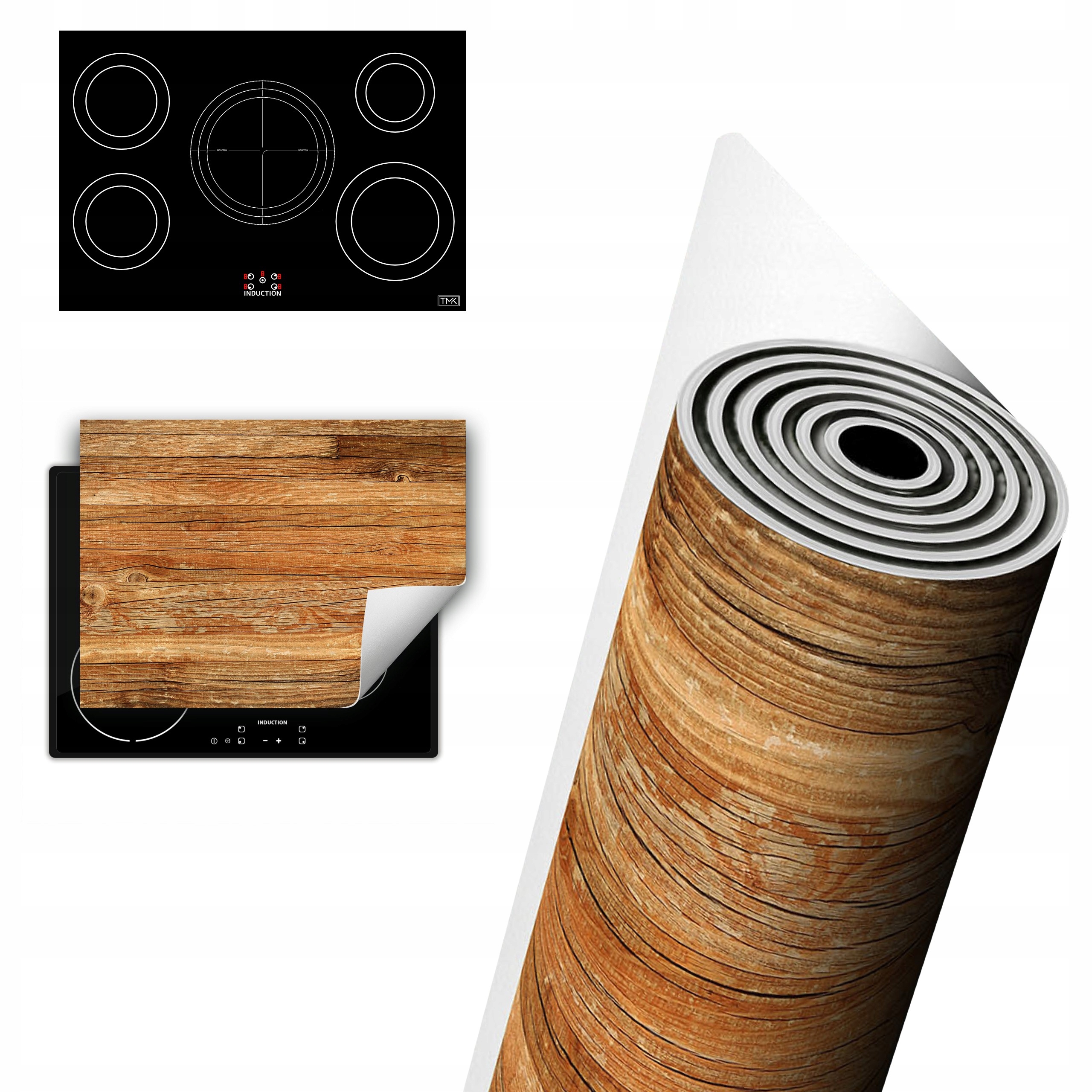 Vinylová Ochrana Na Indukci Pracovní Desky 80x52 dřevo