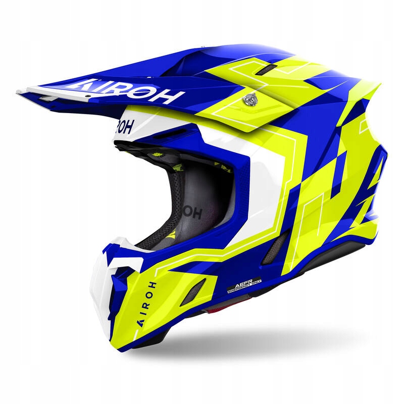 Kask Airoh Twist 3 Dizzy blue yellow gloss L