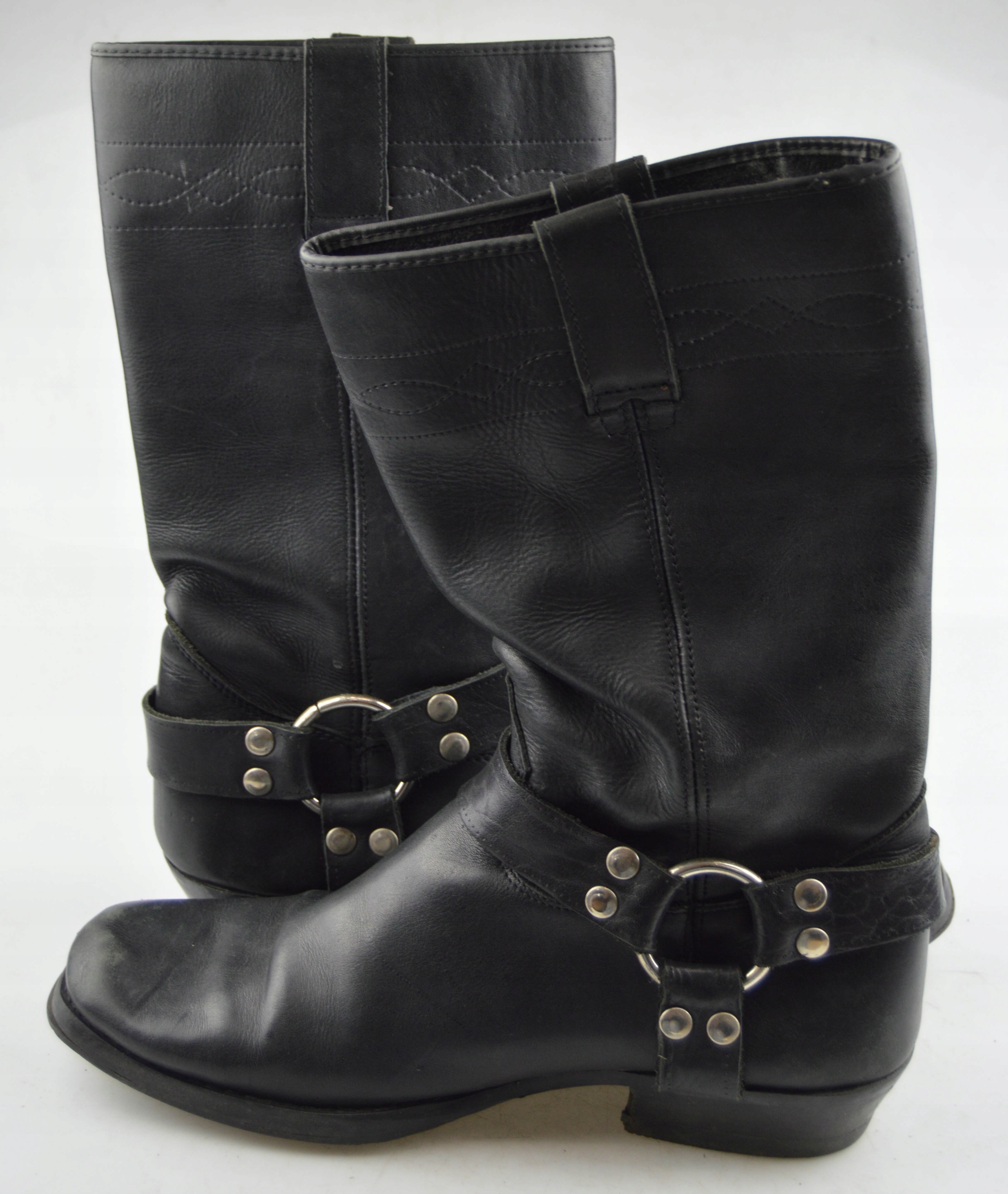 G430 Buty Kowbojki Country Vintage 45 Kolor czarny