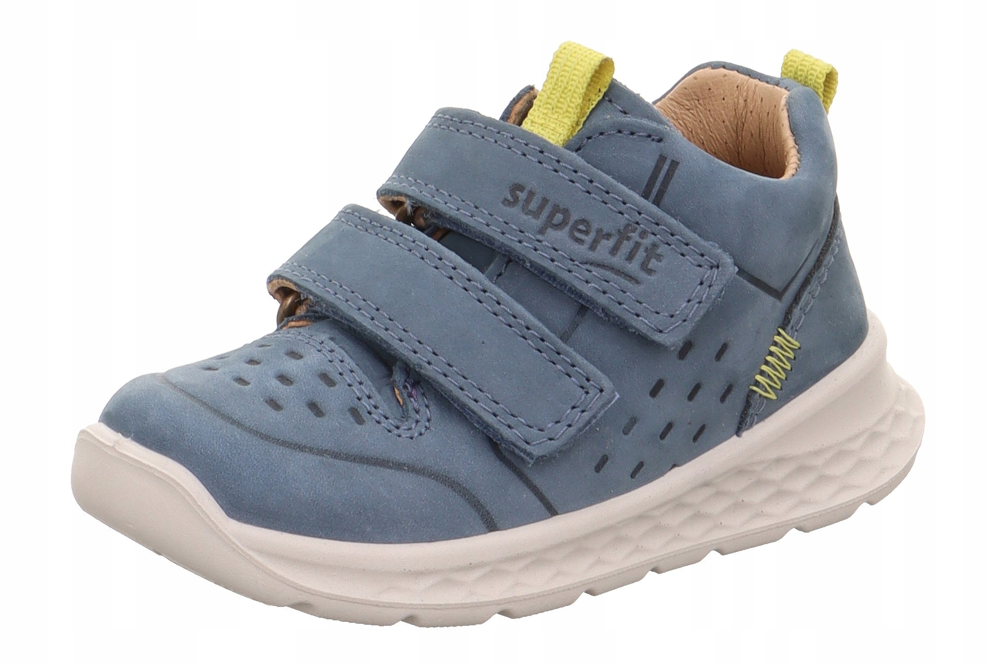 Sneakersy Półbuty Trampki Superfit Breeze Hellblau/gelb R.20