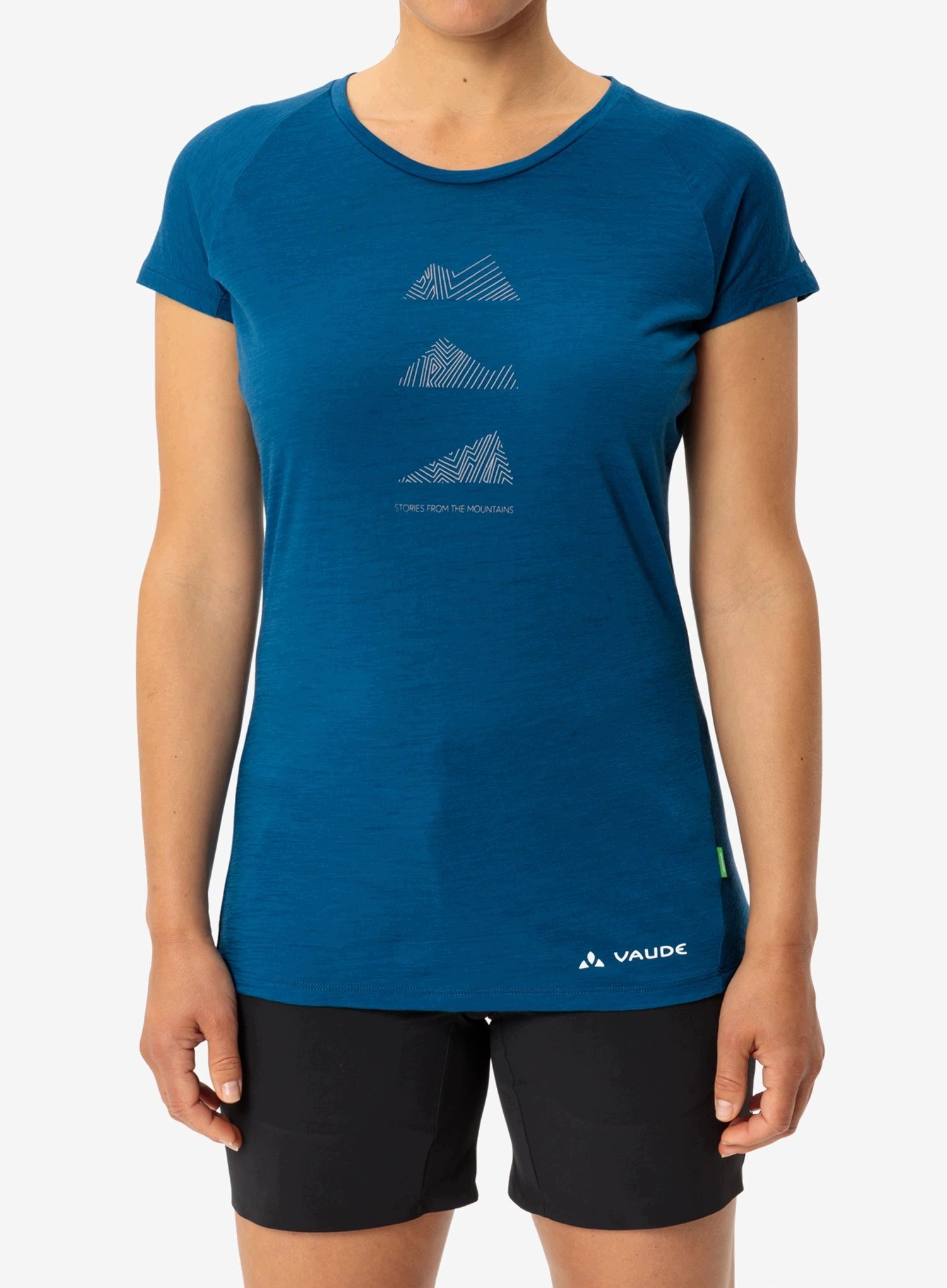 Koszulka merino damska Vaude Tekoa Wool T-Shirt shore blue 38 (s)