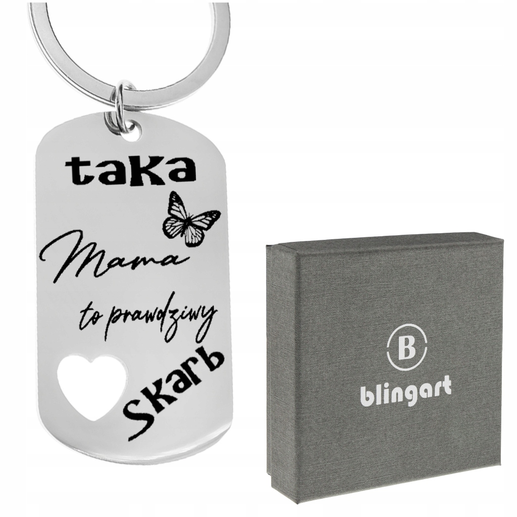 

Zawieszka do kluczy brelok Grawer na Dzień Mamy