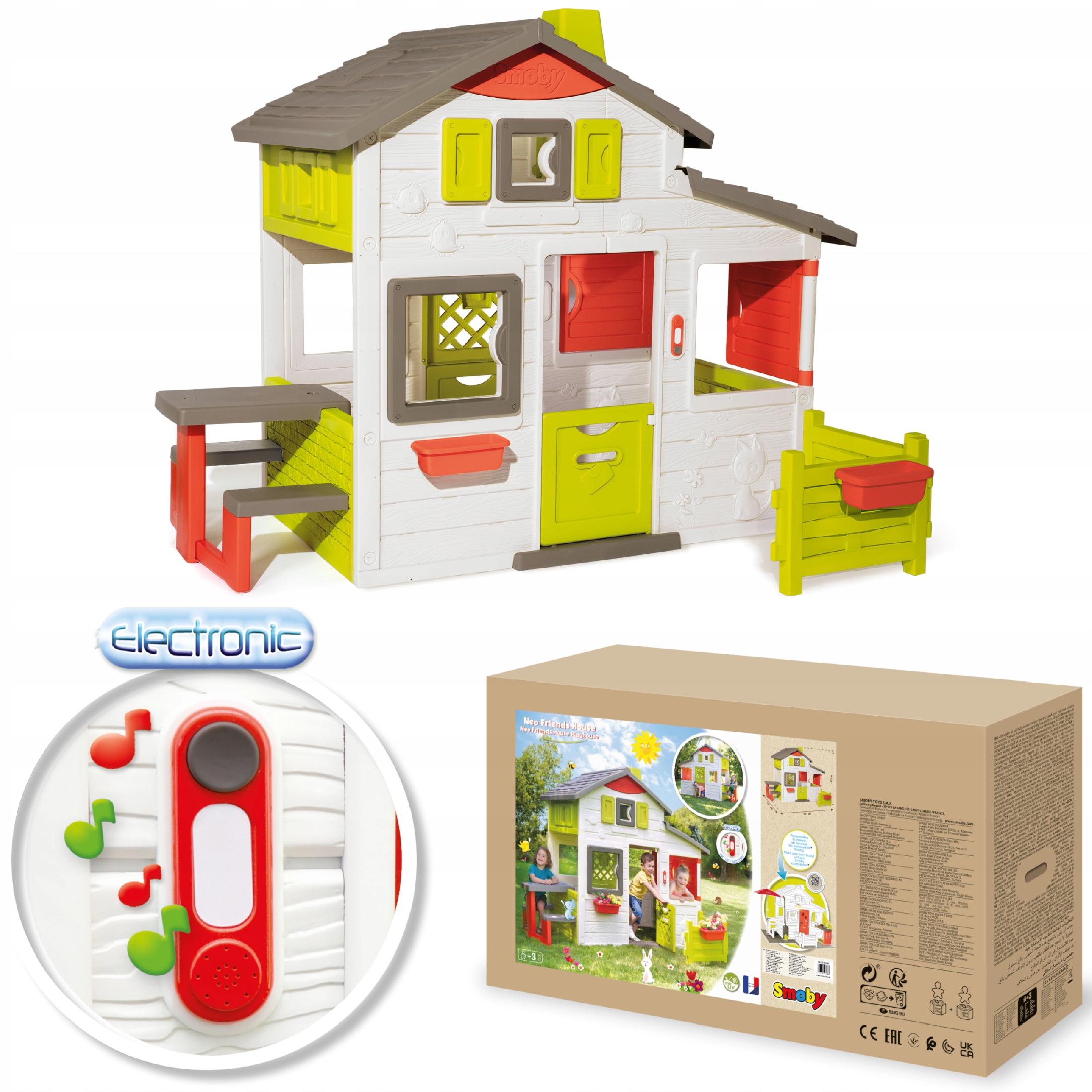 

Domek ogrodowy dla dzieci z ławeczką Smoby Friends