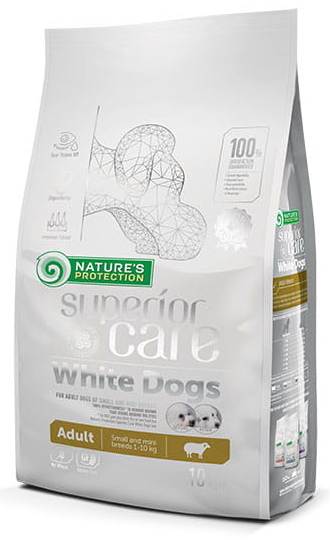 Nature's Protection Superior White Small Dog 10 kg Żółty
