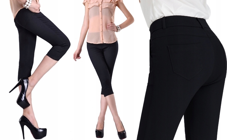 

Nowość Czarne Rybaczki Legginsy Polska Bawełna XL