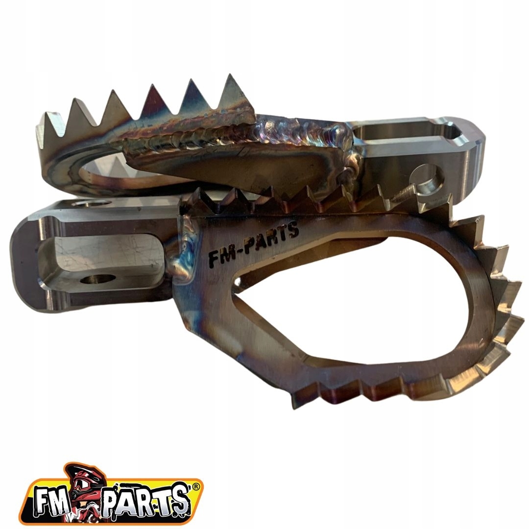 Fm-parts Offset Podnožky (komplet) Stainless Footpegs Beta '20-'24 Farba S