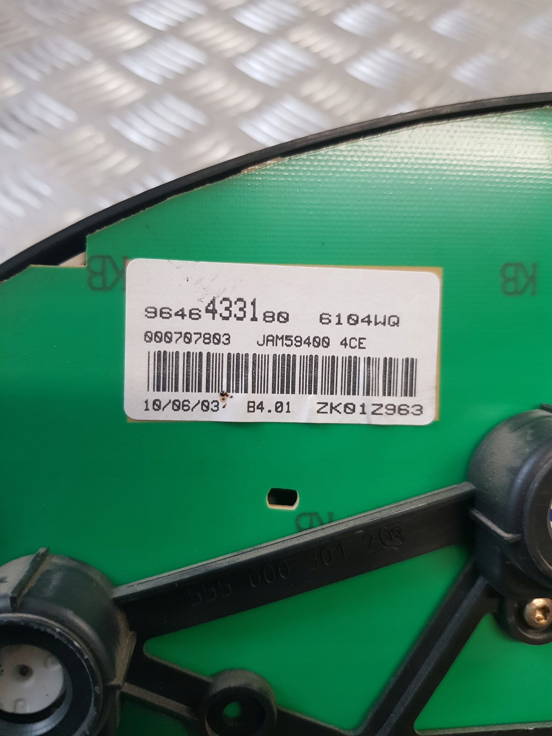 dials 9646433180 CITROEN BERLINGO and LIFT 1.6B