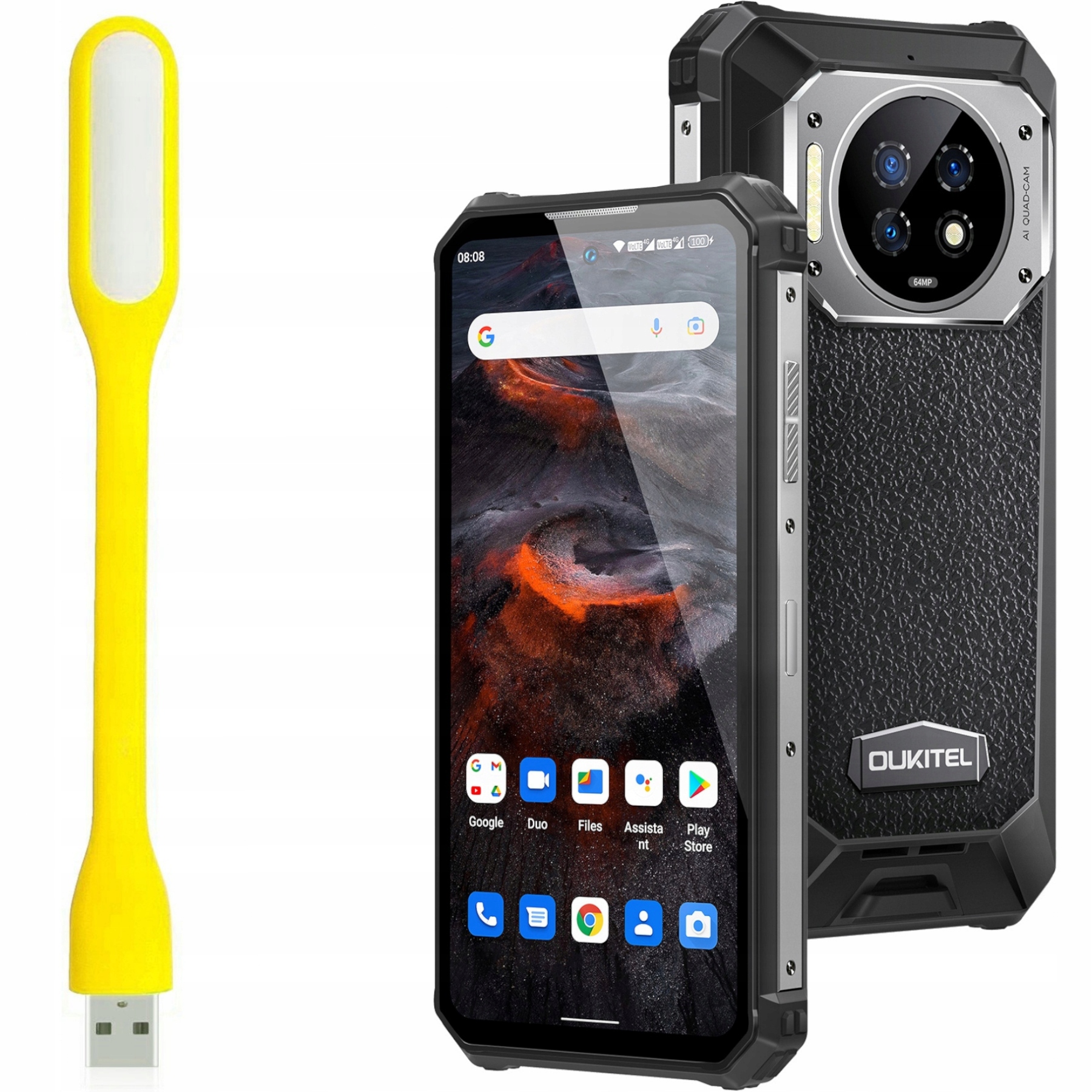 Pancerny Smartfon Oukitel WP19 21000 mAh 8GB/256GB Aparat 64MP Night Vision