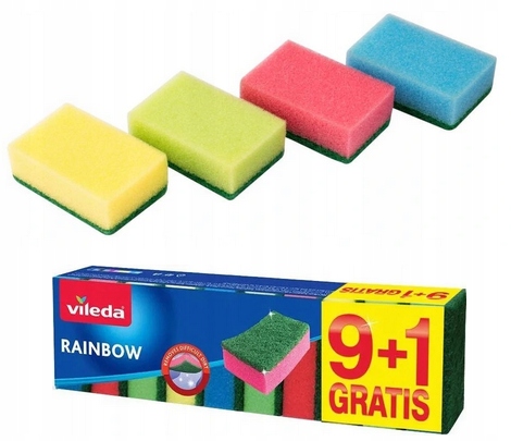 

Vileda Zmywaki Myjki Do Naczyń Aż 9+1SZT