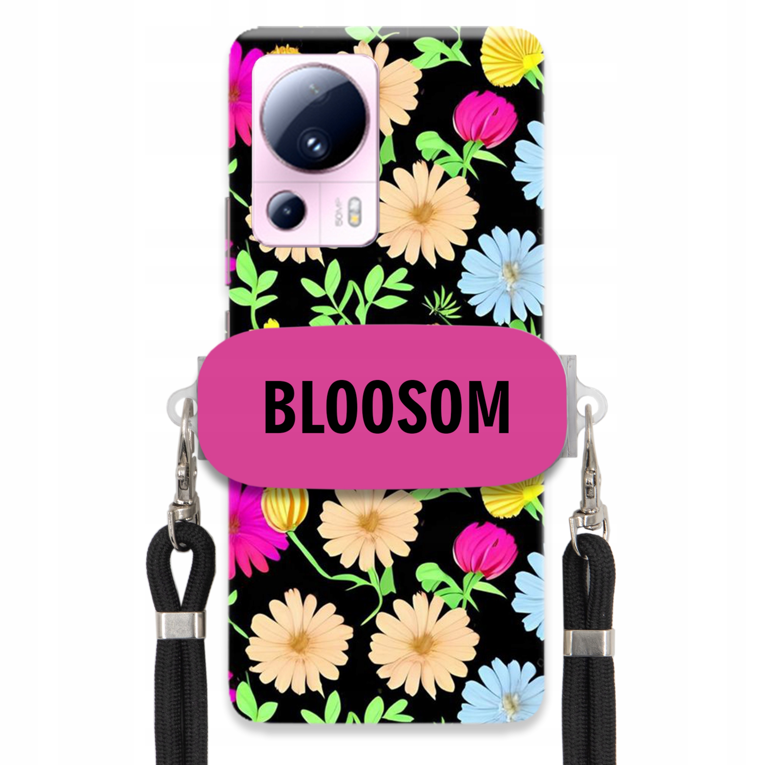 Puzdro Crossbody Pre Xiaomi CIVI 2 Puzdro Kvety Bloosom Flower