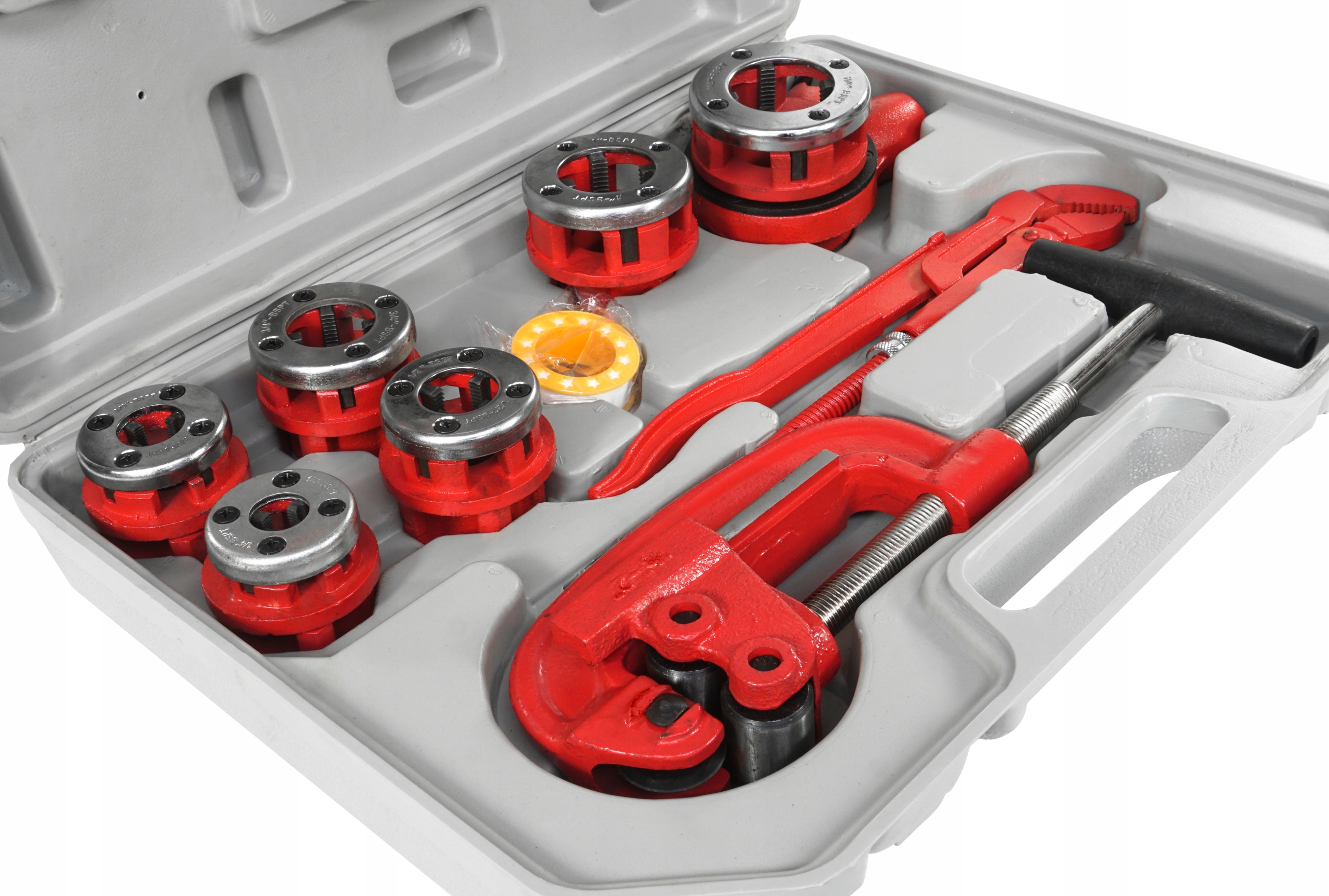 GWINTOWNICA RĘCZNA DO RUR Z GRZECHOTKĄ NARZYNKAMI NARZYNKA KLUCZ OCINAK 10e Marka Verke