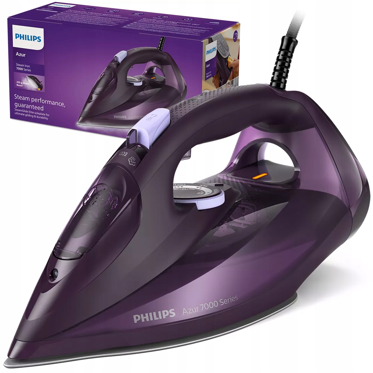 Żelazko parowe Philips DST7051/30 Azur 2800W Series 7000 50g/min