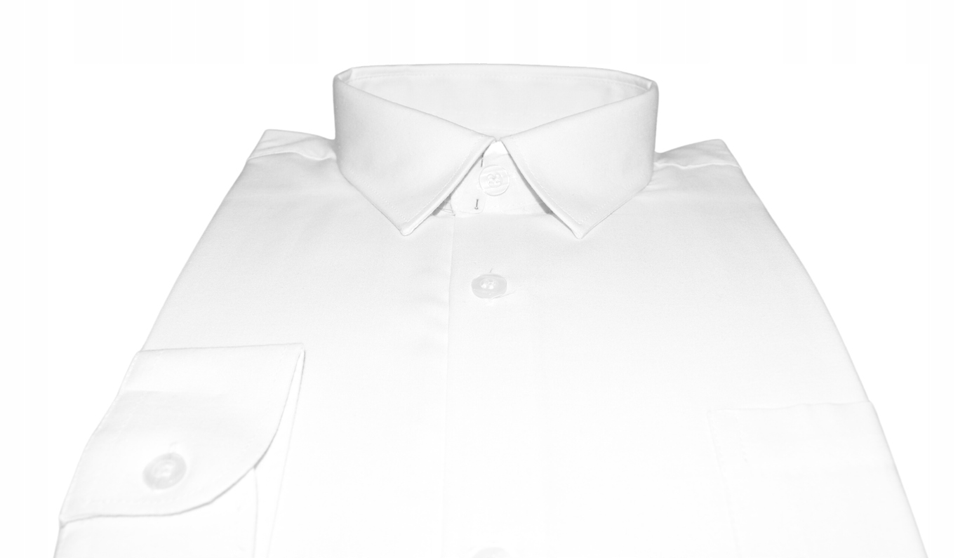 ELEGANCKA BIAŁA KOSZULA CHŁOPIĘCA Długi rękaw 152 Rękaw długi rękaw