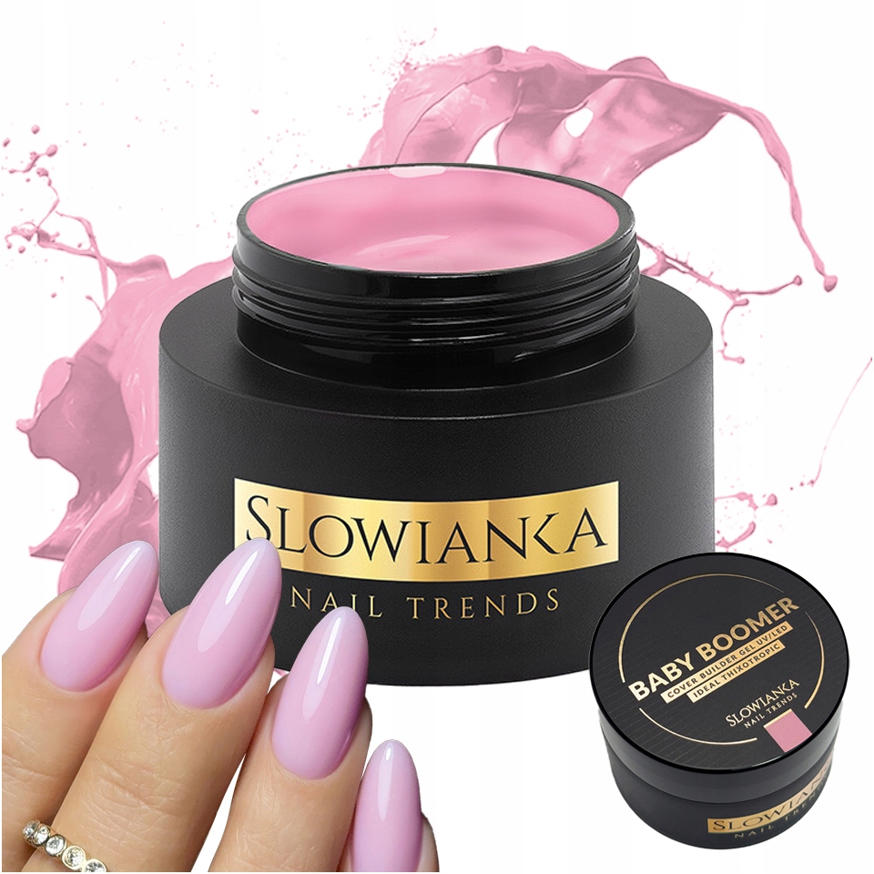 Slowianka Stavební Gel na nehty Tixotropic 50 g Baby Boomer Cover