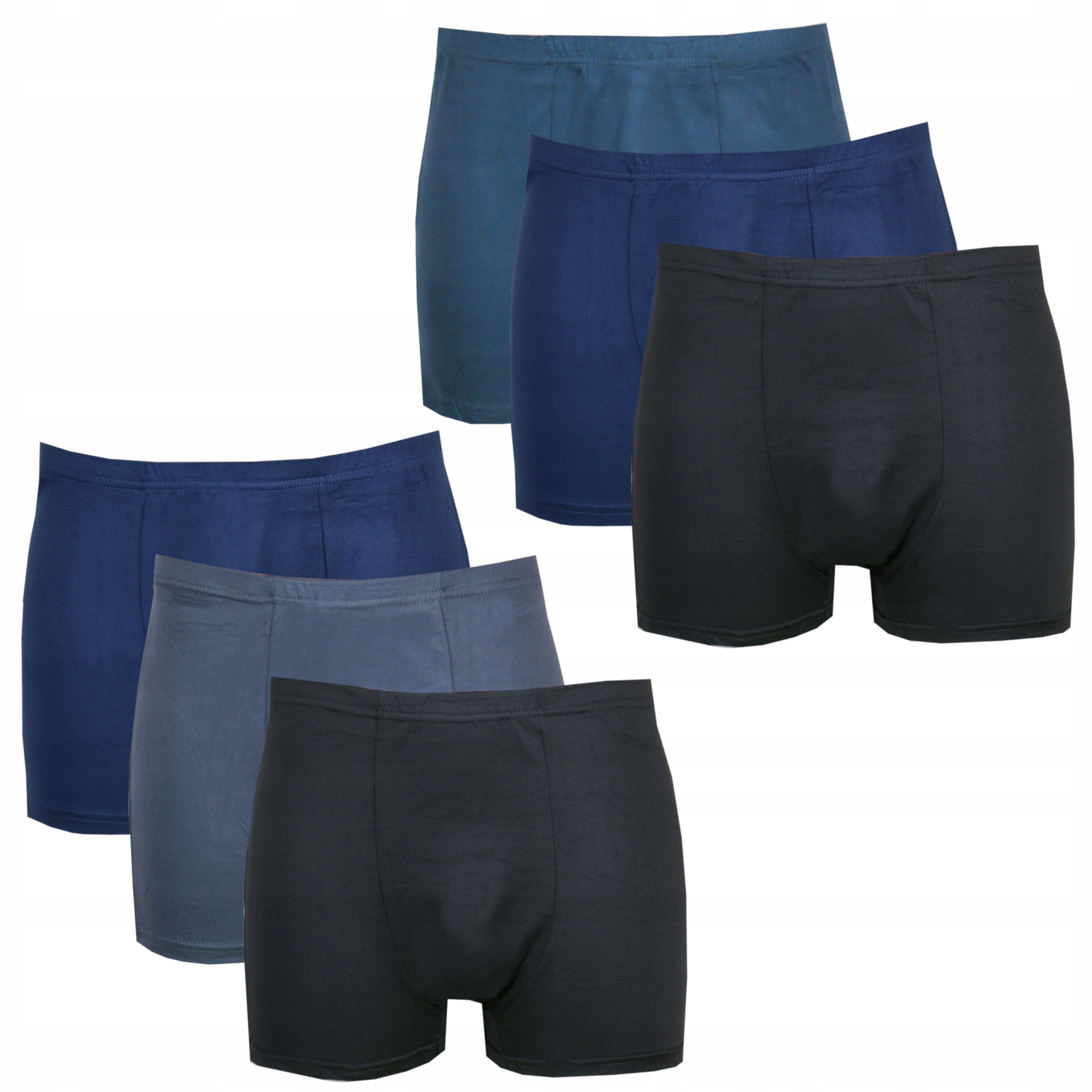 

6x Bokserki Męskie Antybakteryjne Bambusowe 6XL