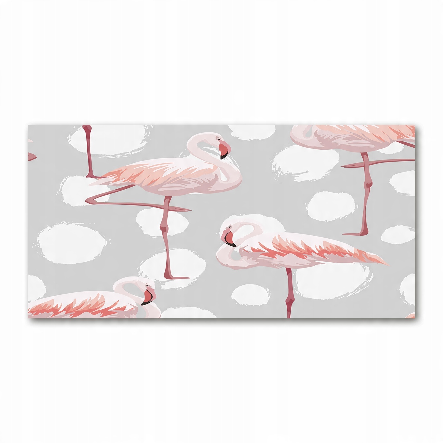 

Foto obraz na szkle akrylowym Flamingi 120X60 cm