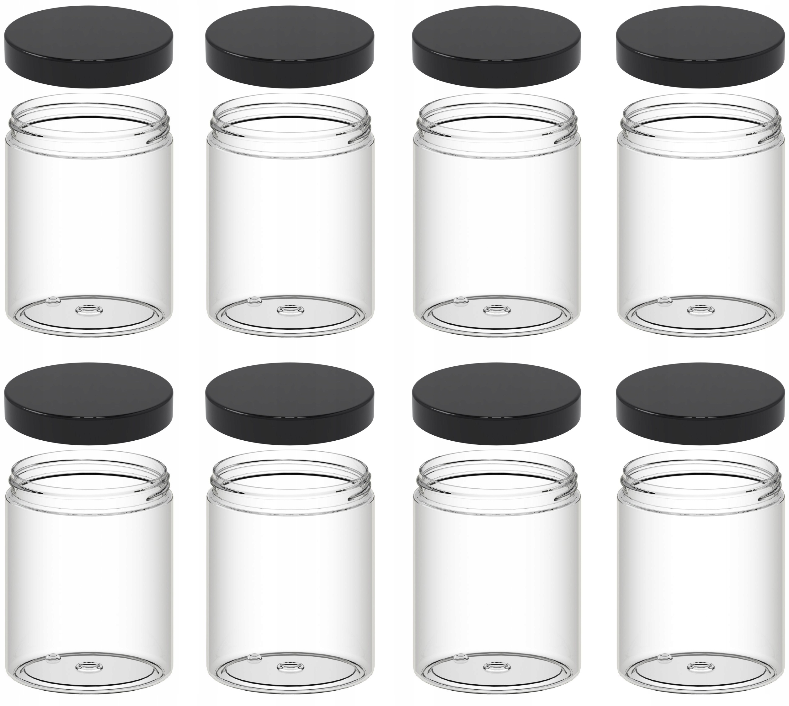 

Pojemnik Słoik 1000 ml 1l na makaron musli 8 szt.