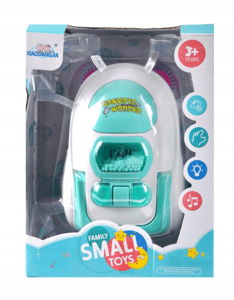 ODKURZACZ AGD NA BATERIE DLA DZIECI ŚWIATŁO DŹWIĘK Marka Mega Creative