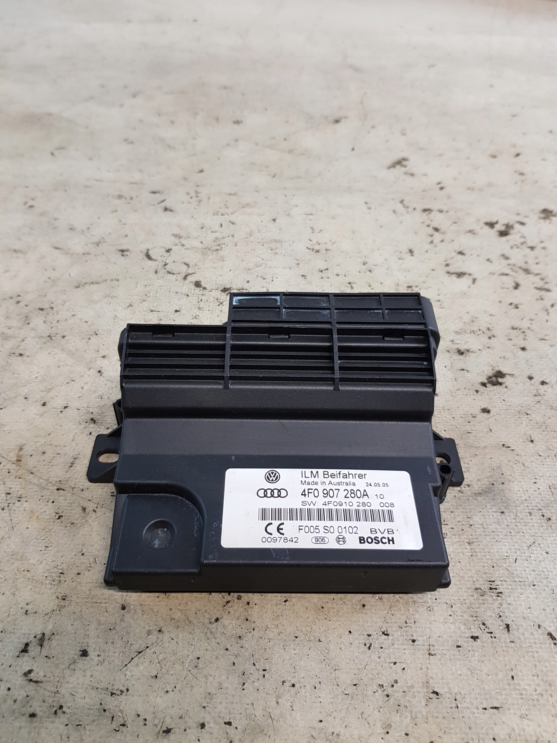 AUDI A6 C6 2.7 TDI control unit module MOCY 4F0907280A