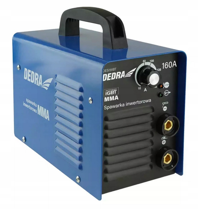 Dedra Spawarka Elektrodowa Inwertorowa Elektroniczna DESI191BT 160A Zestaw