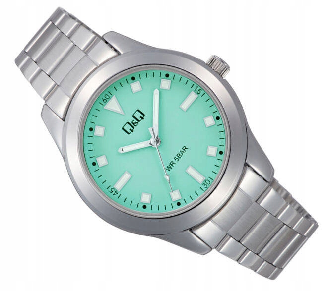 Čitelné Klasické Dámské Hodinky Q35B-007P Stříbrné, Čitelné Na Náramku