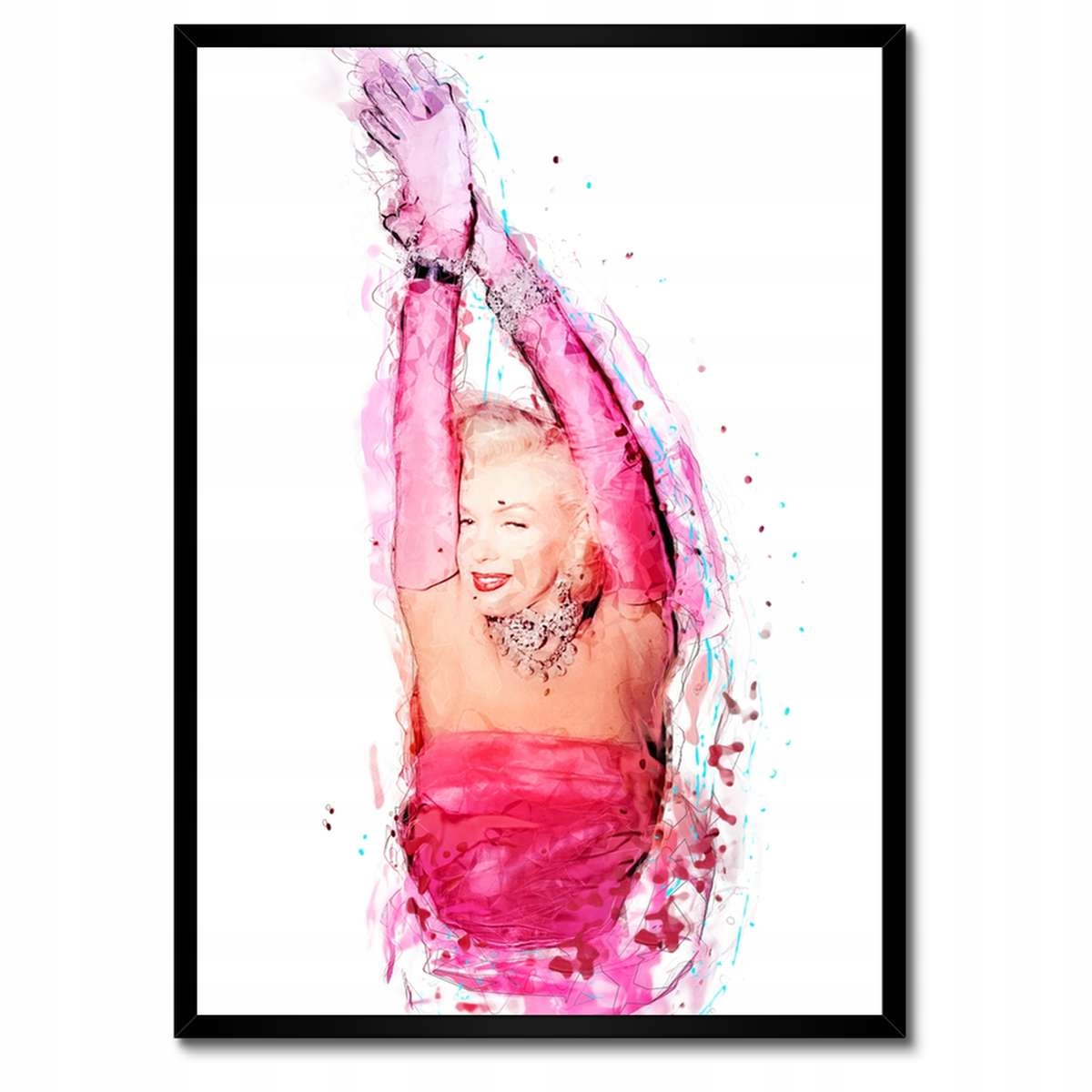 Plakáty v rámu 50x70 Marilyn Monroe, herečka