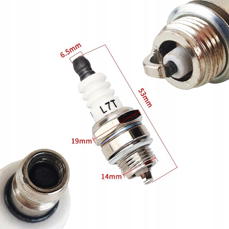 ŚWIECA ZAPŁONOWA DO KOSY PIŁY SPALINOWEJ PILARKI KOSY SPALINOWE TYPU L7T Kod producenta GX-0030