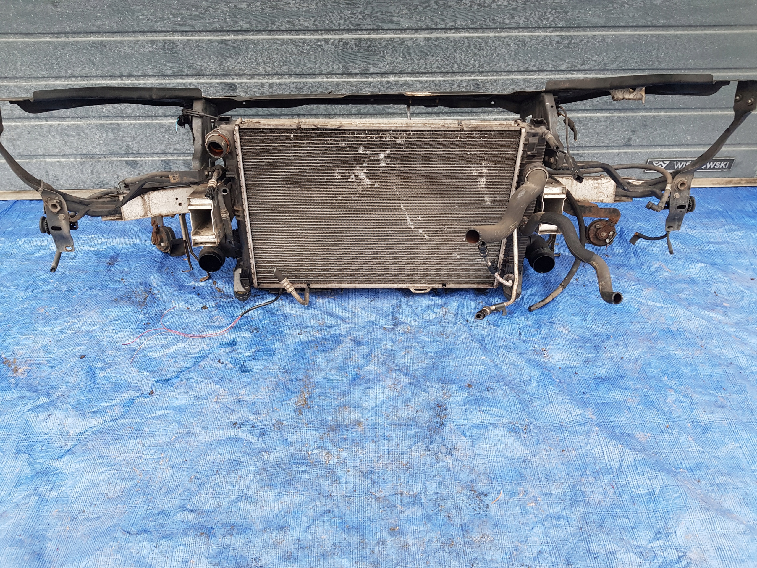 support panel for radiators radiator MERCEDES W207 2.2 CDI AUTOMAT