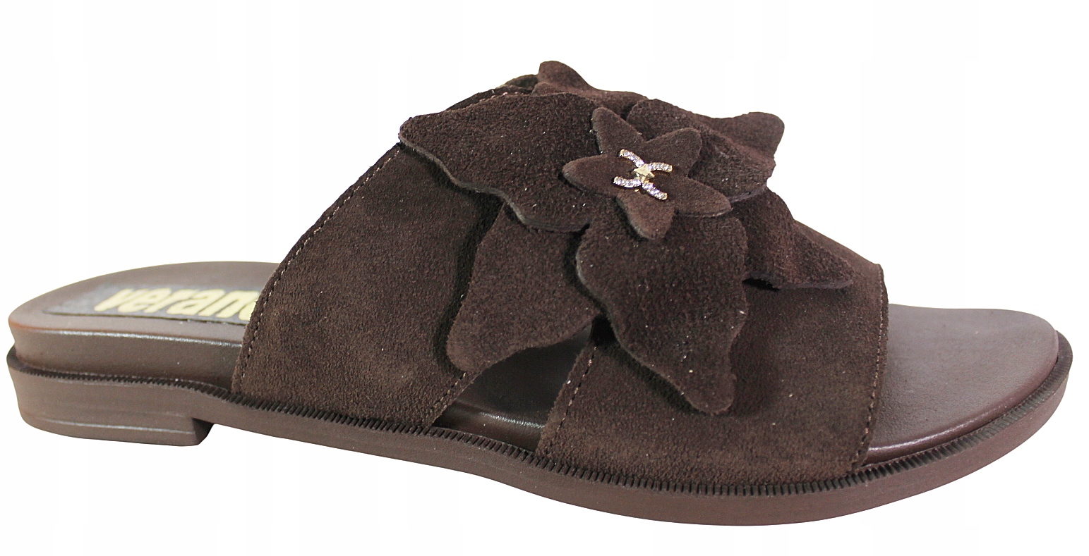 Nazouváky Verano 26216 Kůže Bronz Semiš Čokoládové 39