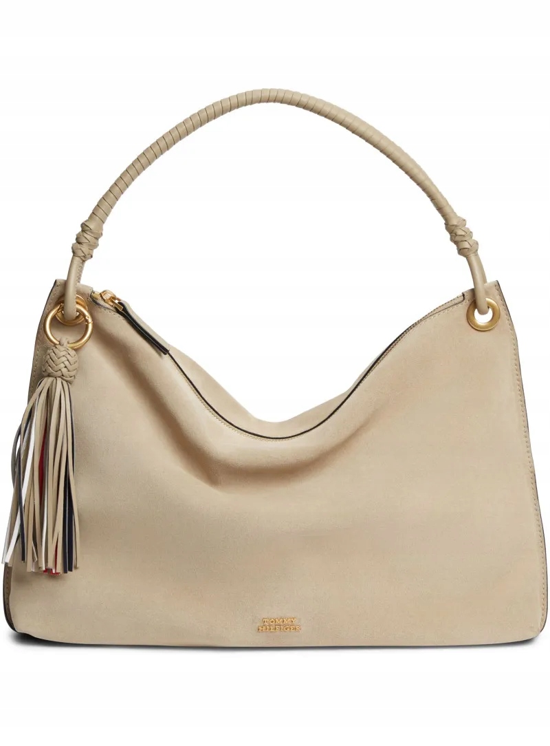 Taška Tommy Hilfiger Th Statement Leather Bag Suede AW0AW18402 Rbt